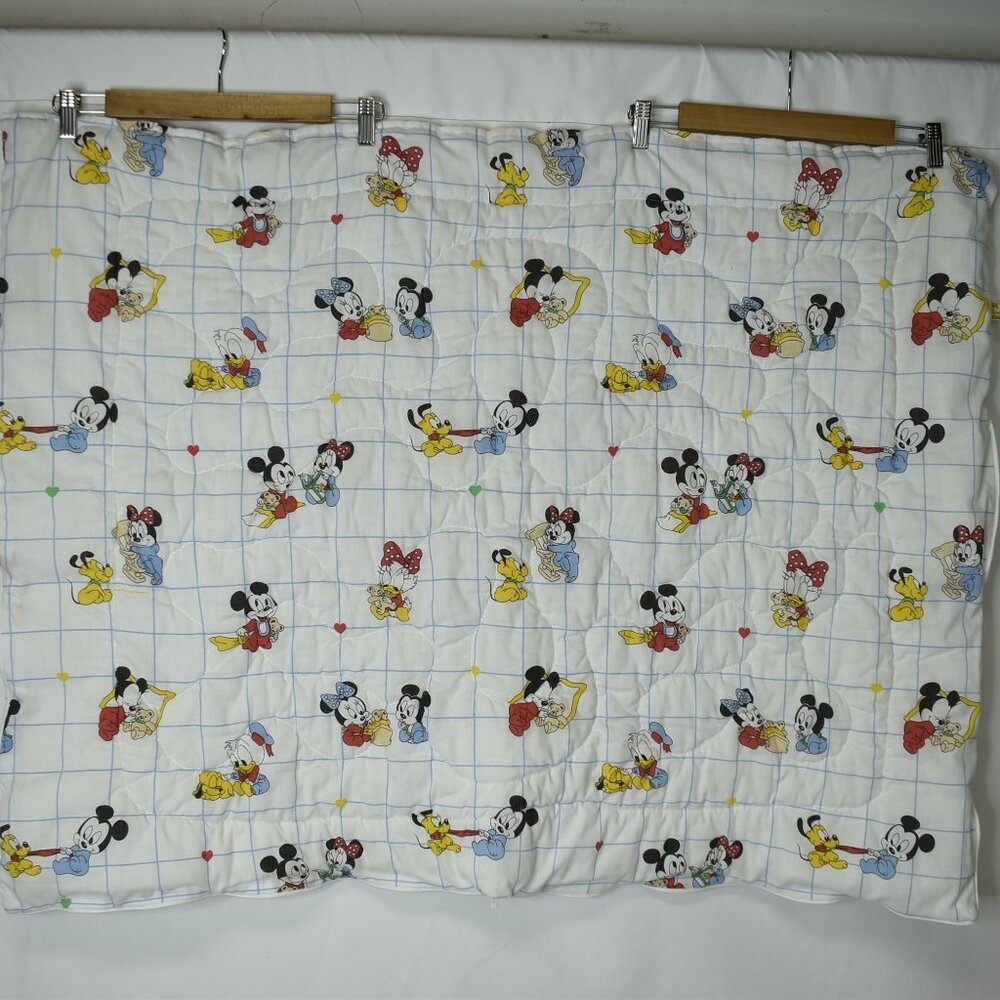 Vintage Dundee Disney Mickey Friends Baby Toddler Sleeping Bag Quilt Comforter
